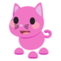 Pink Cat Sticker - Common from Task Board
